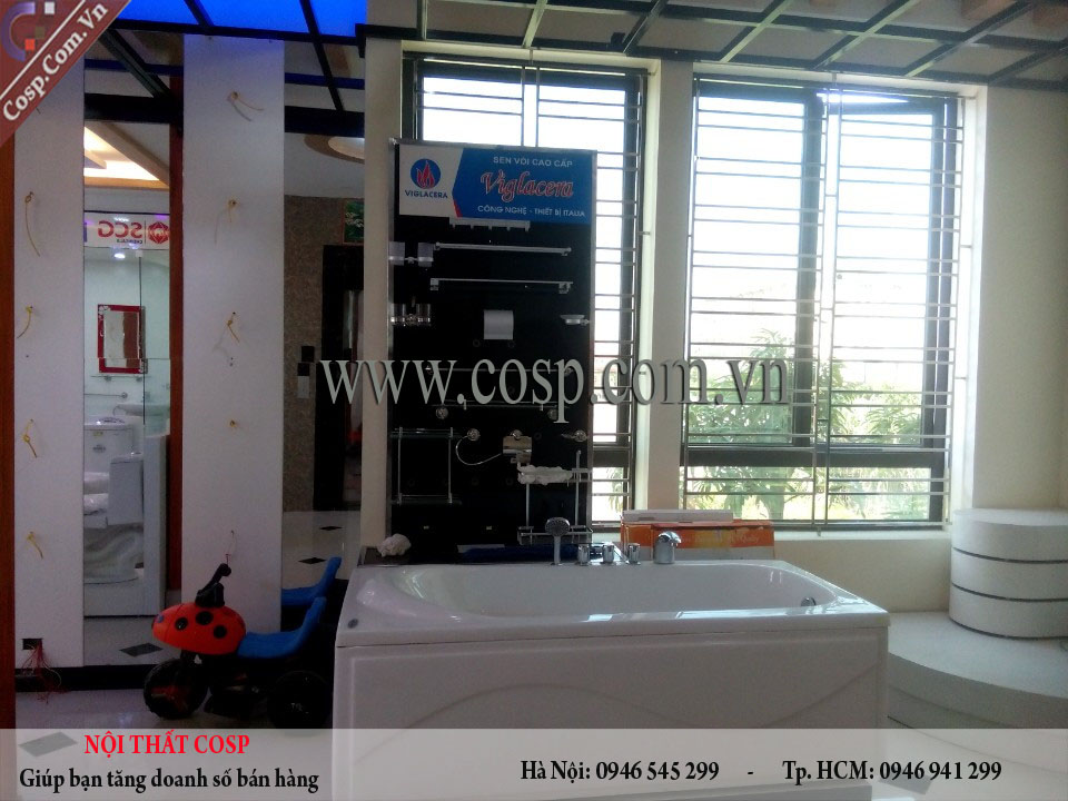 Thi công cửa hàng VLXD chị Ước- Hà Nam